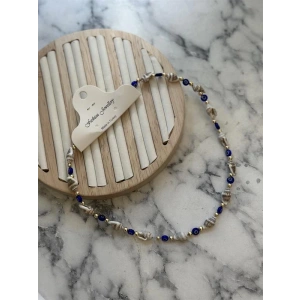 Deniz Kabuğu Kolye - Mavi