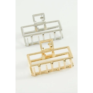 Dikdörtgen Metal Mandal Toka 4 cm