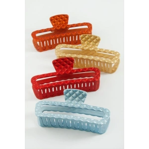 Dikdörtgen Renkli Mandal Toka 12 cm