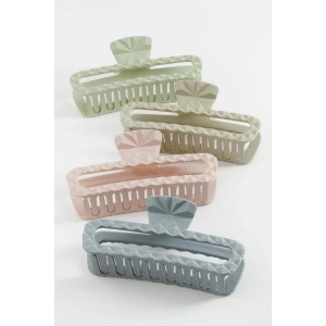 Dikdörtgen Renkli Mandal Toka 12 cm