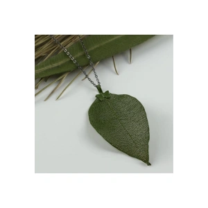 Doğal Yaprak Kolye