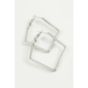 Dörtgen Halka Küpe 5 cm