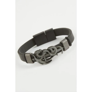 Ejderha Kaliteli Mıknatıslı Suni Deri Bileklik