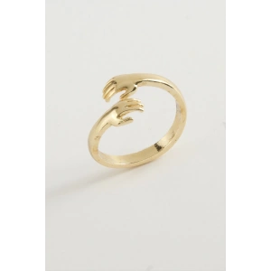 El Figürlü Metal Yüzük