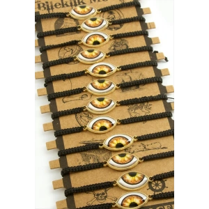 Göz Makrome Örgülü Bileklik