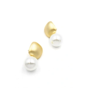 İncili Küpe - Altın