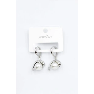 İncili Yunus Küpe - Gümüş