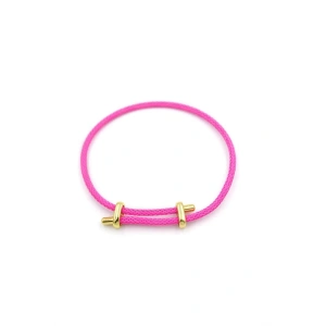 İp Bileklik - Fuşya