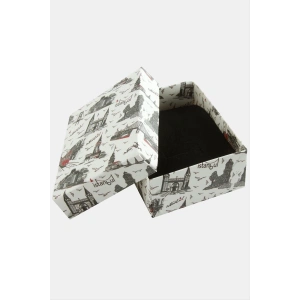 İstanbul Desenli Set Kolye Kutusu