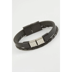 Kaliteli Mıknatıslı Suni Deri Bileklik