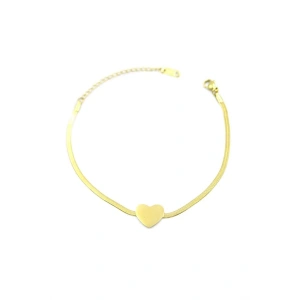 Kalp Bileklik - Altın