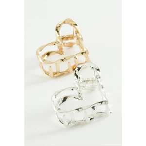 Kalp Burgulu Metal Mandal Toka 4 cm