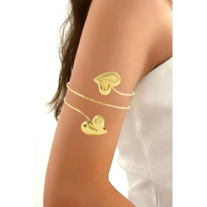 Kalp Figürlü Üst Kol Pazu Bilekliği