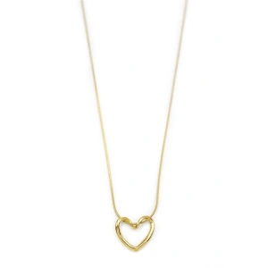Kalp Kolye - Altın