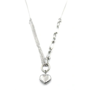 Kalp Kolye - Gümüş