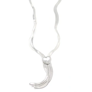 Kalp Kolye - Gümüş