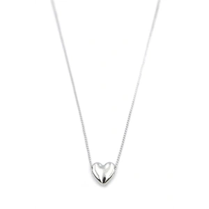 Kalp Kolye - Gümüş
