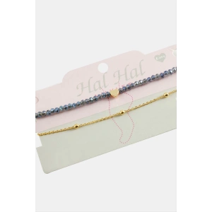 Kalp Kristal Zincir Halhal