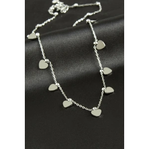 Kalp Lüks Çelik Kolye