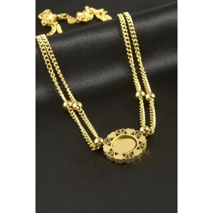 Kalp Lüks Çelik Kolye