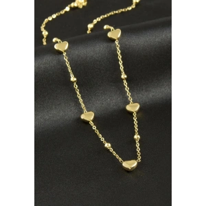 Kalp Lüks Çelik Kolye