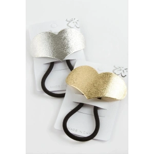 Kalp Metal Lastikli Toka 1 Adet