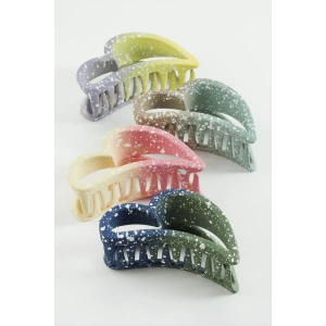 Kalp Renkli Mandal Toka 9 cm