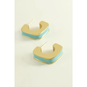 Kare Lüks Çelik Küpe