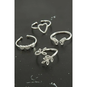 Karışık Lüx Çelik Eklem Yüzük 1 Adet