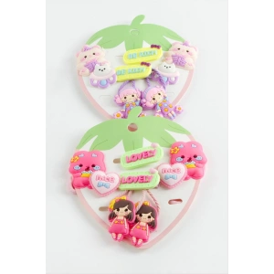 Karışık Pens Lastikli Toka 6 Adet