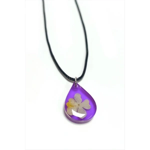 Kartopu Çiçeği Damla Epoksi Kolye