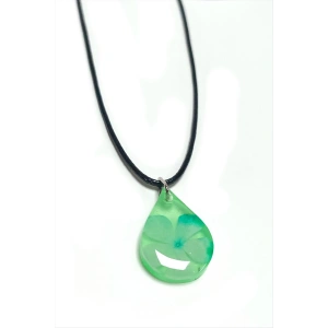 Kartopu Çiçeği Damla Epoksi Kolye