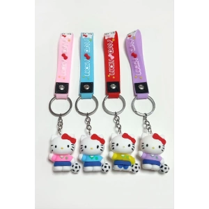 Kedicik Silikon Anahtarlık