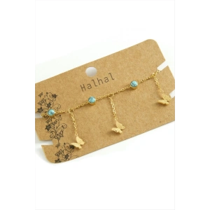 Kelebek Lüks Çelik Halhal