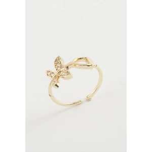 Kelebek Zirkon Taşlı Yüzük