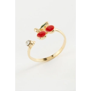 Kiraz Mineli Taşlı Yüzük