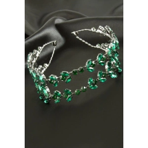 Kristal Taşlı Eğilebilir Saç Aksesuarı