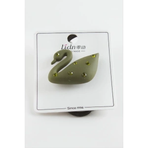 Kuğu Taşlı Lastikli Toka