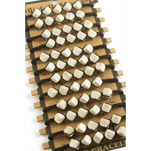 Küp Makrome Örgülü Bileklik