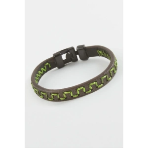 Labirent Kaliteli Suni Deri Bileklik