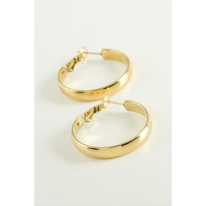 Lüks Çelik Halka Küpe 2,8 cm