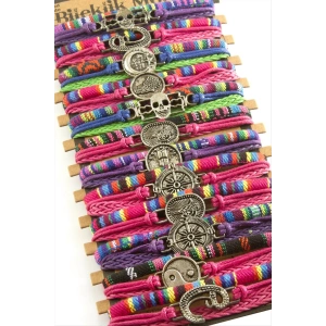 Metal Aparatlı Vinlex Deri Bileklik