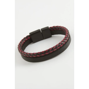 Mıknatıslı Orjinal Deri Bileklik