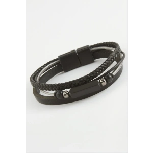 Mıknatıslı Orjinal Deri Bileklik