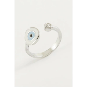 Nazar Mineli Taşlı Yüzük