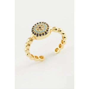 Nazar Zirkon Taşlı Yüzük