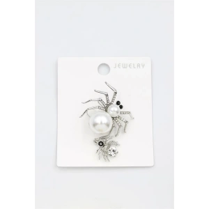 Örümcek Broş - Gümüş