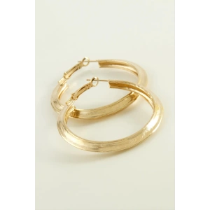 Oval Halka Küpe 4 cm