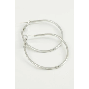 Oval Halka Küpe 5 cm