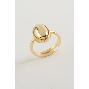 Oval Metal Yüzük